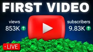🔴 LIVE PROOF || How to VIRAL FIRST YOUTUBE VIDEO ( GUARANTEED )