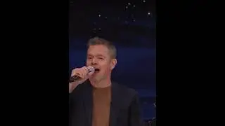 Matt Damon and Jimmy Fallon Sweet Caroline