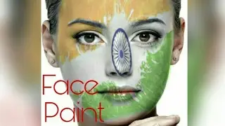 Face paint - Photoshop touch tutorial| creativity |speed art | android editing|||