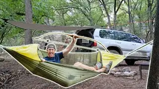 Bushcraft Hammock Camping in Texas Wilderness