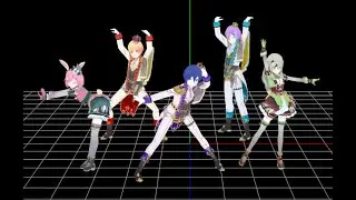 Ego Rock MMD Mirror All Members Dance Practice (Wonderlands X Showtime)