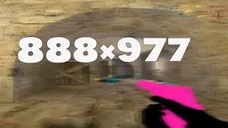 CS1.6 Разрешение 888×977 / конфигурация цели