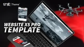 Drone Media - WebSite X5 Pro Template