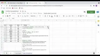 Fungsi If di Google spreadsheet dan Microsoft excel
