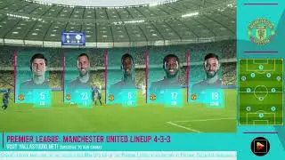 Manchester United line up After Effects