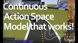 Continuous action space, reward func, and hyperparameters for top 15 finish in Deepracer!