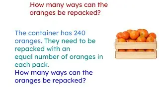How many ways can the oranges be repacked?