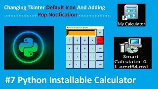 How to Change python Tkinter icon | Python Simple Calculator #7