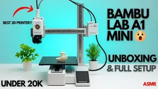 Bambu Lab A1 Mini Unboxing & Full Setup Guide (Step-by-Step Tutorial)