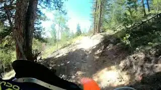 Sargeants, Colorado 2022. Canyon Trail. First ascent. Single track off camber.