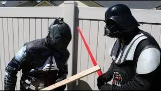 Arkham Knight vs Darth Vader In Real Life | Spider-Man Avengers Videos Part 27
