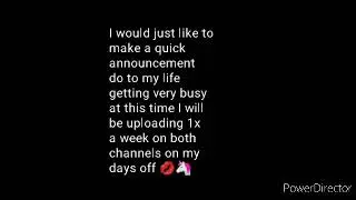 ‼️Quick Announcement‼️