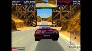 Need For Speed III: Hot Pursuit Gameplay - Redrock Ridge, Lamborghini Diablo SV [HD]