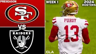 49ers vs. Raiders | Preseason Week 1 | Simulation | Madden 24 Rosters PS5