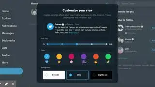 How To Enable Dark Theme | Twitter