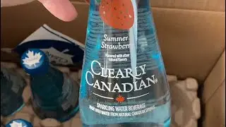 Opening A Wedding Gift From Clearly Canadian!