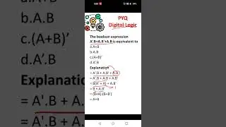 Digital logic PYQ- UGC NET CS/ TNSET/ PG TRB Computer science 
