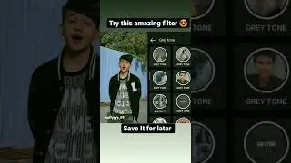 Trendy filter on Instagram.    