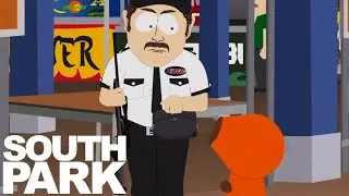 Kenny Tries Sneaking In A Sniper Rifle To Nascar