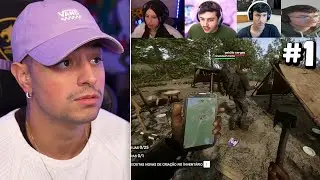 Coringa, Yayah, Caiox, Gabepeixe and Renatinho playing Sons of the Forest ep 1