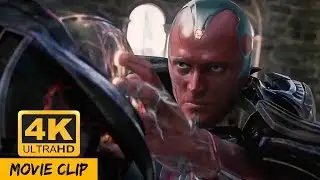 Vision All Fight Scenes - 4K Ultra HD