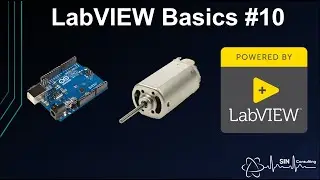 LabVIEW Basics #10 - Controlling a DC motor in LabVIEW (LINX) with a L298N H-Bridge IC and Relay