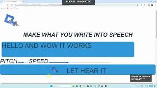 A FREE TEXT TO SPEECH  WEB BASED APP  I CREATED USING HTML  AND JAVASCRIPT IS FREE TO DOWNLOAD