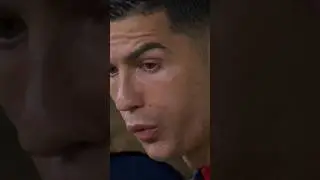 Ronaldo's reaction 😯🥶 #football #worldcup #ronaldo #morroco