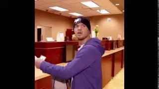 When the bank you're robbing has a dope alarm system  2