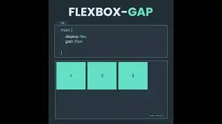 Learn Flexbox Gap in 07 seconds.