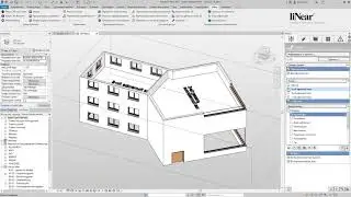 Секции здания в Revit