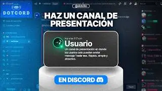 Cómo Crear un CANAL DE PRESENTACIÓN en DISCORD como un EXPERTO