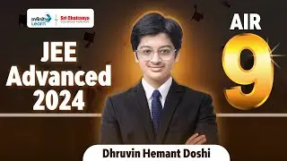 Dhruvin Hemant Doshi Secured AIR 9 in JEE Advanced 2024 | Sri Chaitanya's Pride | #jeetoppers