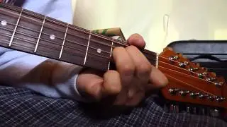 11-String Guitar (Acoustic/Electric Ovation) - "A minor" Chord with Roots E, G and C (Instrumental)