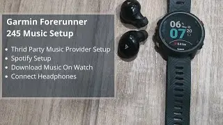 Garmin Forerunner 245 Music Setup | How To Setup Spotify | How To Upload Music