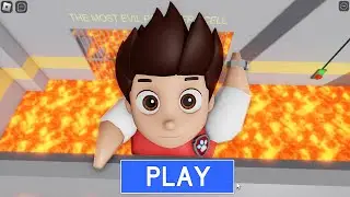 PAW PATROL RYDER BARRY NEEDS HELP! BARRY'S PRISON RUN LAVA! 