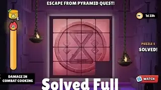 Puzzle 5 Full Solution in Brawl Stars escape from pyramid Event 🔥 