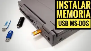 How to Install a USB Flash Drive in MS-DOS 6.22 (USB Support in DOS), Step by Step