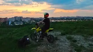 Небольшая катка по лесу с телеметрией