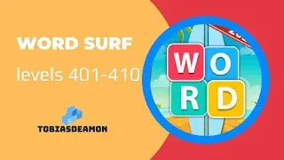 Word Surf - Word Game levels 401-410 ENGLISH