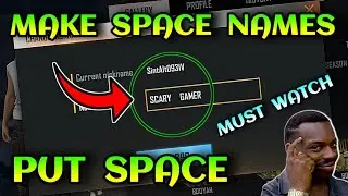 How to give space in free fire name | Name change in free fire | How to give space in free fire name