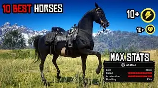 TOP 10 BEST HORSES IN RDR 2 - RANKED!