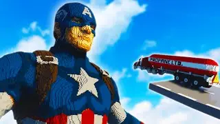 Cars vs Captain America  | Teardown