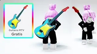 CONSIGUE *GRATIS* GUITARRA MTV PARA LA ESPALDA (EVENTO ROBLOX VMA EXPERIENCE)