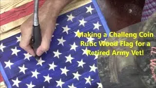DIY  Challenge Coin Flag- Father's Day Gift