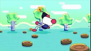 Animación vectorial: Bomberman