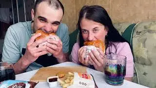 МУКБАНГ БУРГЕР КИНГ / АНГУС ПАРМЕДЖАНО/ ВОППЕР ПО-ИТАЛЬЯНСКИ 