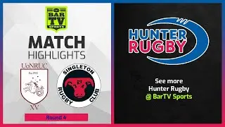University of Newcastle v Singleton Bulls - Round 4 Highlights | Hunter Rugby 2022