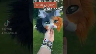 Therian mask ideas: Calico cat!! #therian #theriangear #therianthropy #crafts #diy #therianmask