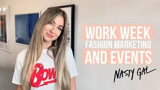 WORK WEEK IN MY LIFE IN MARKETING / Behind the Scenes of Working in Fashion for NastyGal Australia